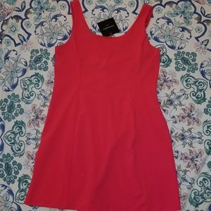 NWT XL Cynthia Rowley Red Dress with Shelf-Bra